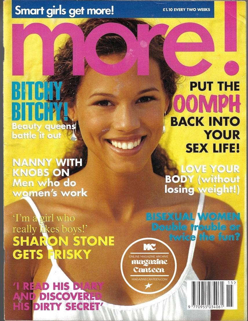 More Magazine - Sharon Stone John Barrowman – magazine canteen