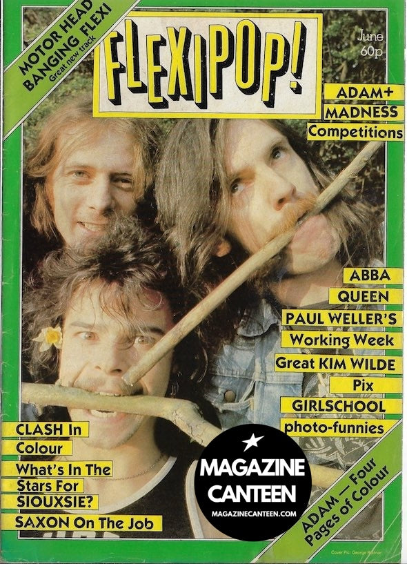 Flexipop Magazine - Motorhead Abba Steve Strange – magazine canteen