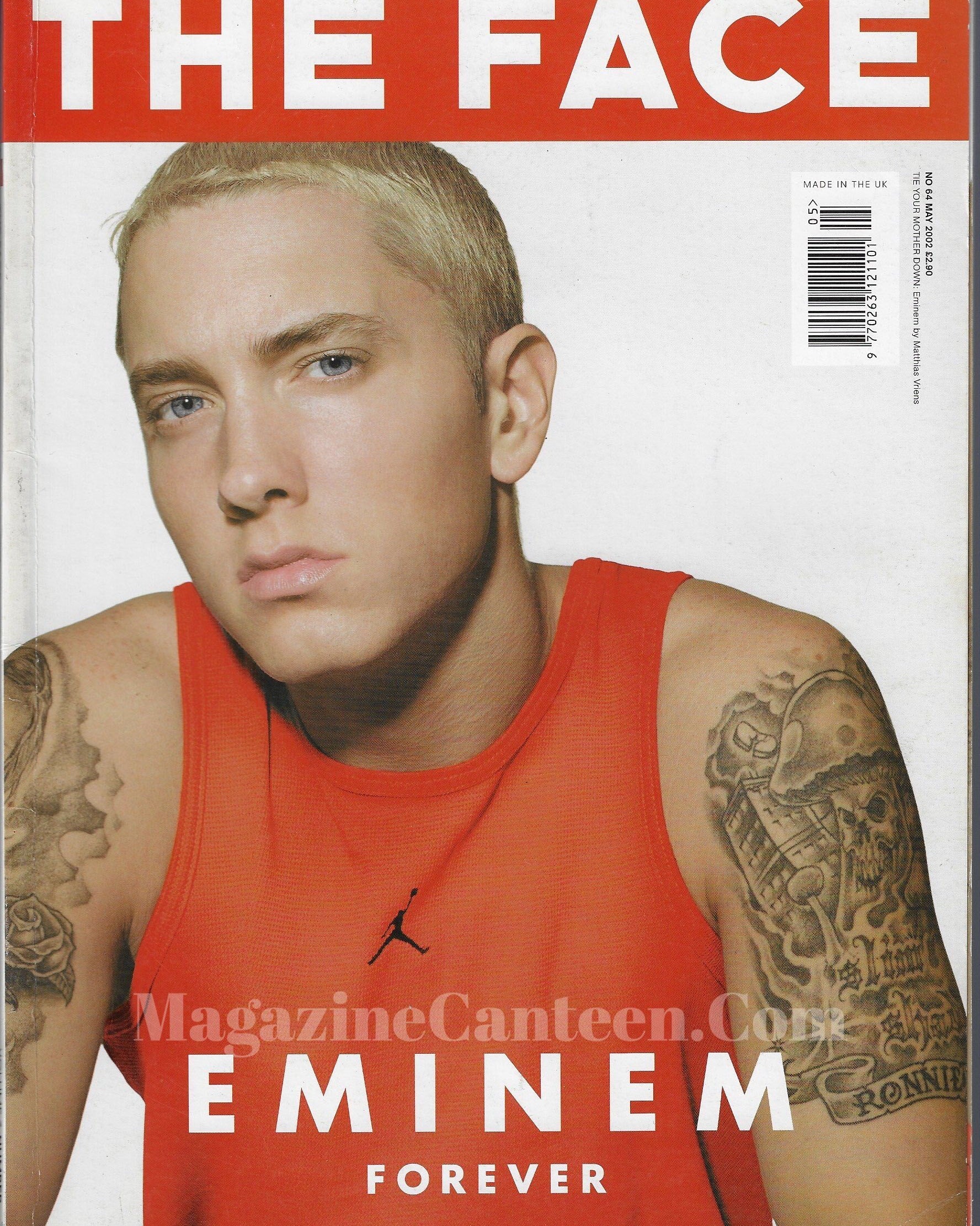 The Face Magazine 2002 - Eminem Red vest