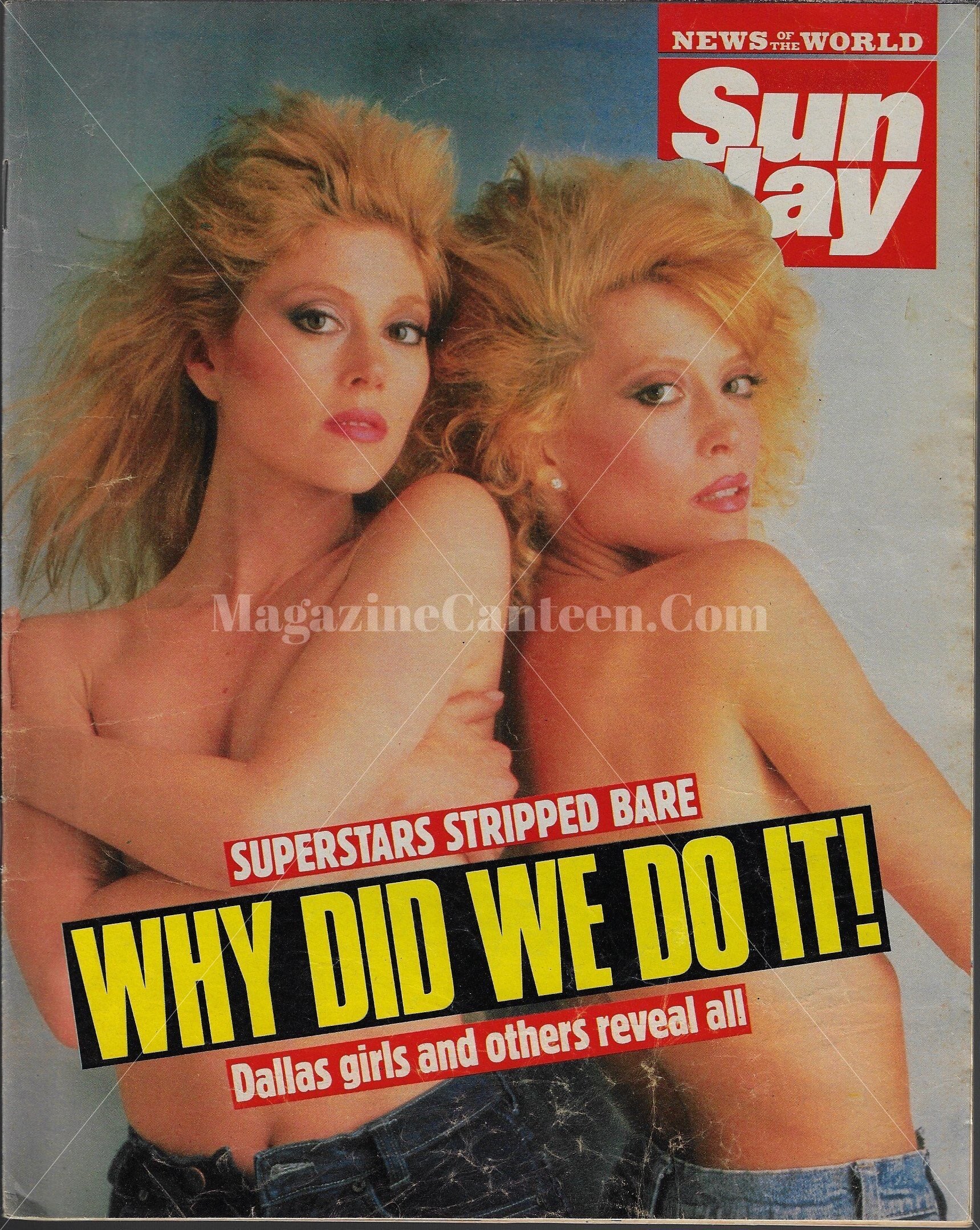 Sun Day Magazine - Audrey & Judy Landers B – magazine canteen