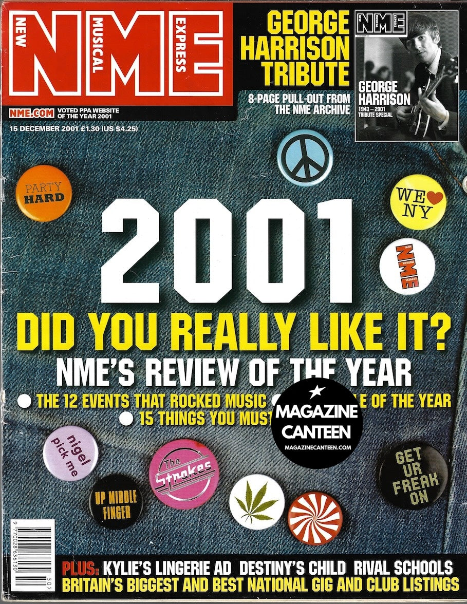 The NME Magazine - 2001 Review – magazine canteen