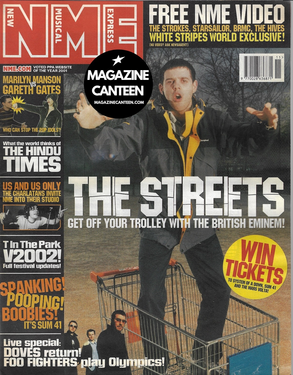 NME ( New Musical Express ) – magazine canteen
