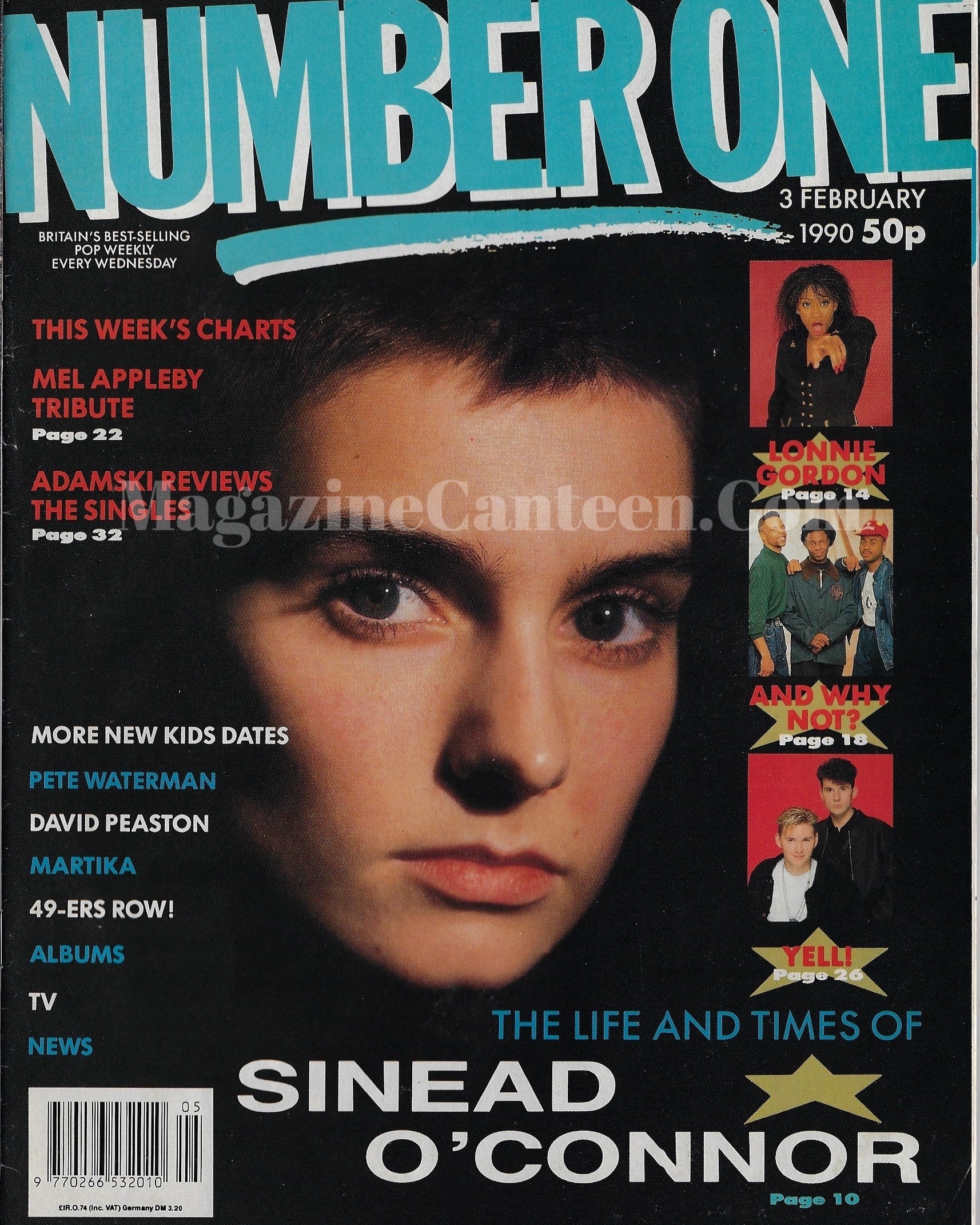 Number One Magazine - Sinead O'Connor