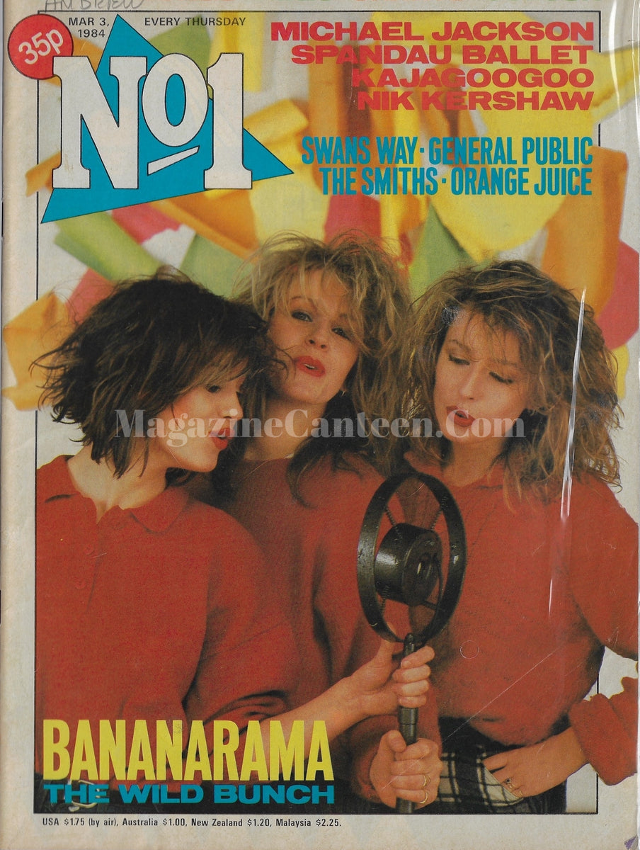 Number One Magazine - Bananarama – magazine canteen