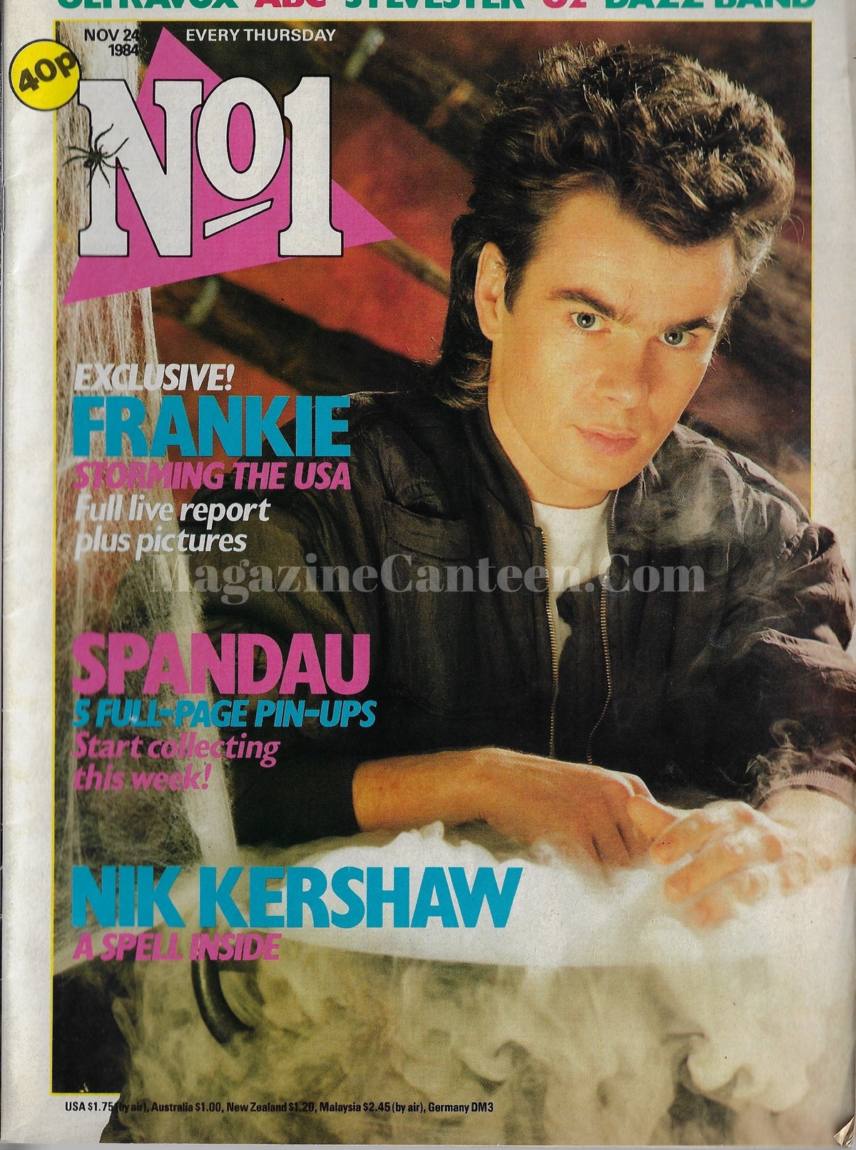 Number One Magazine - Nik Kershaw – magazine canteen