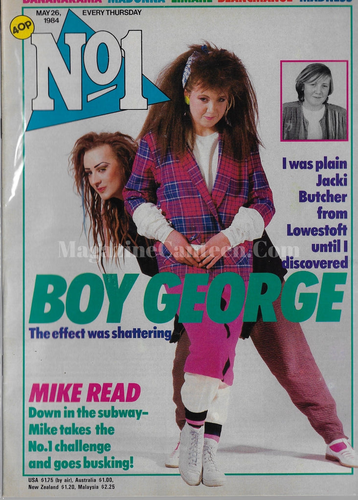 Number One Magazine Boy George Magazine Canteen
