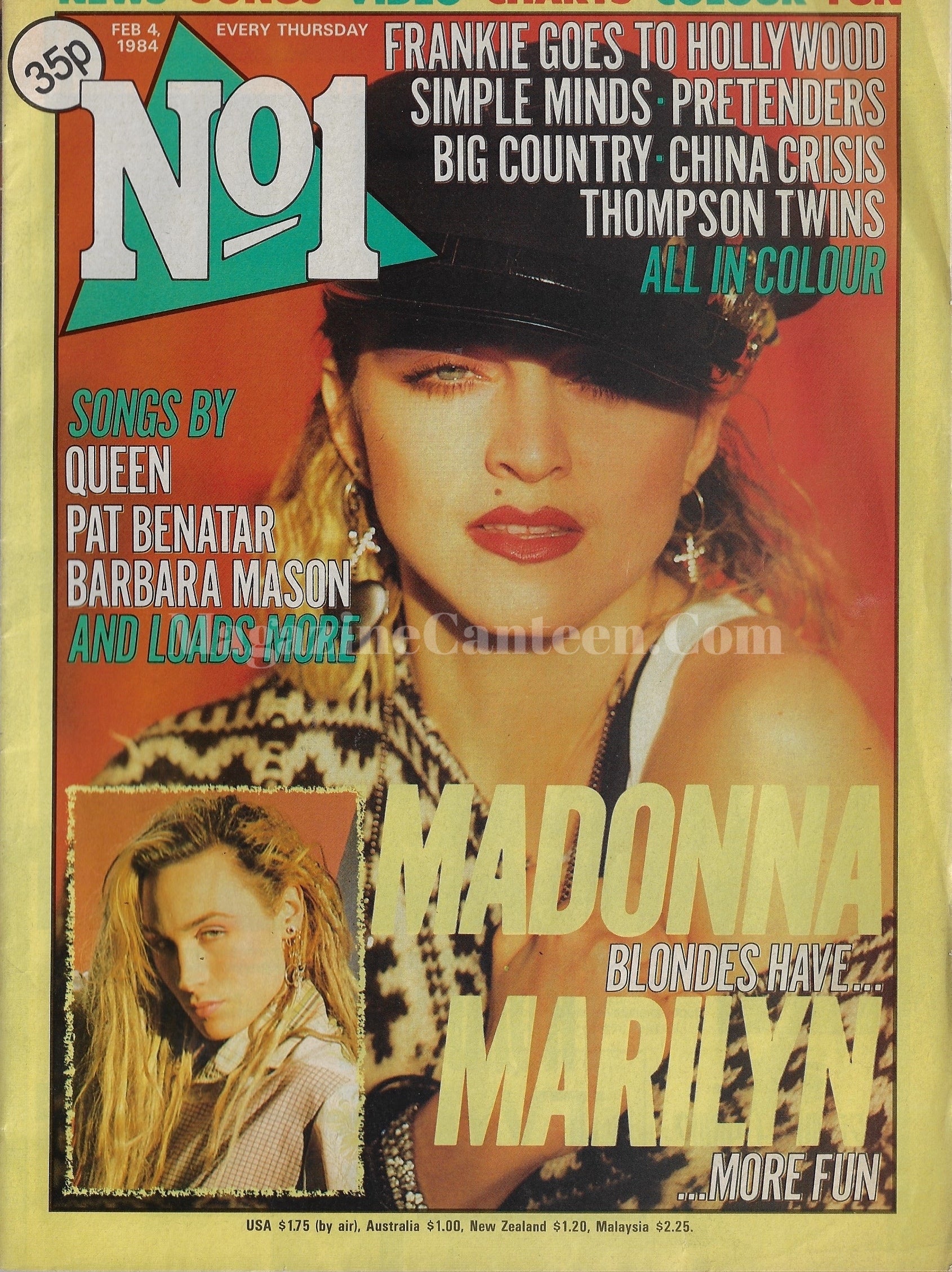 Number One Magazine - Madonna – magazine canteen