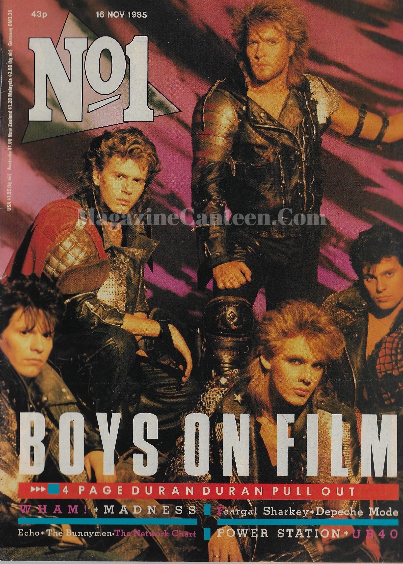 Number One Magazine - Duran Duran – magazine canteen