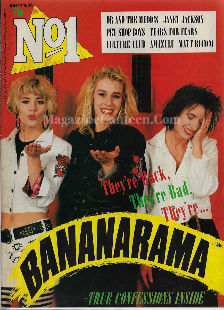 Number One Magazine - Bananarama – magazine canteen