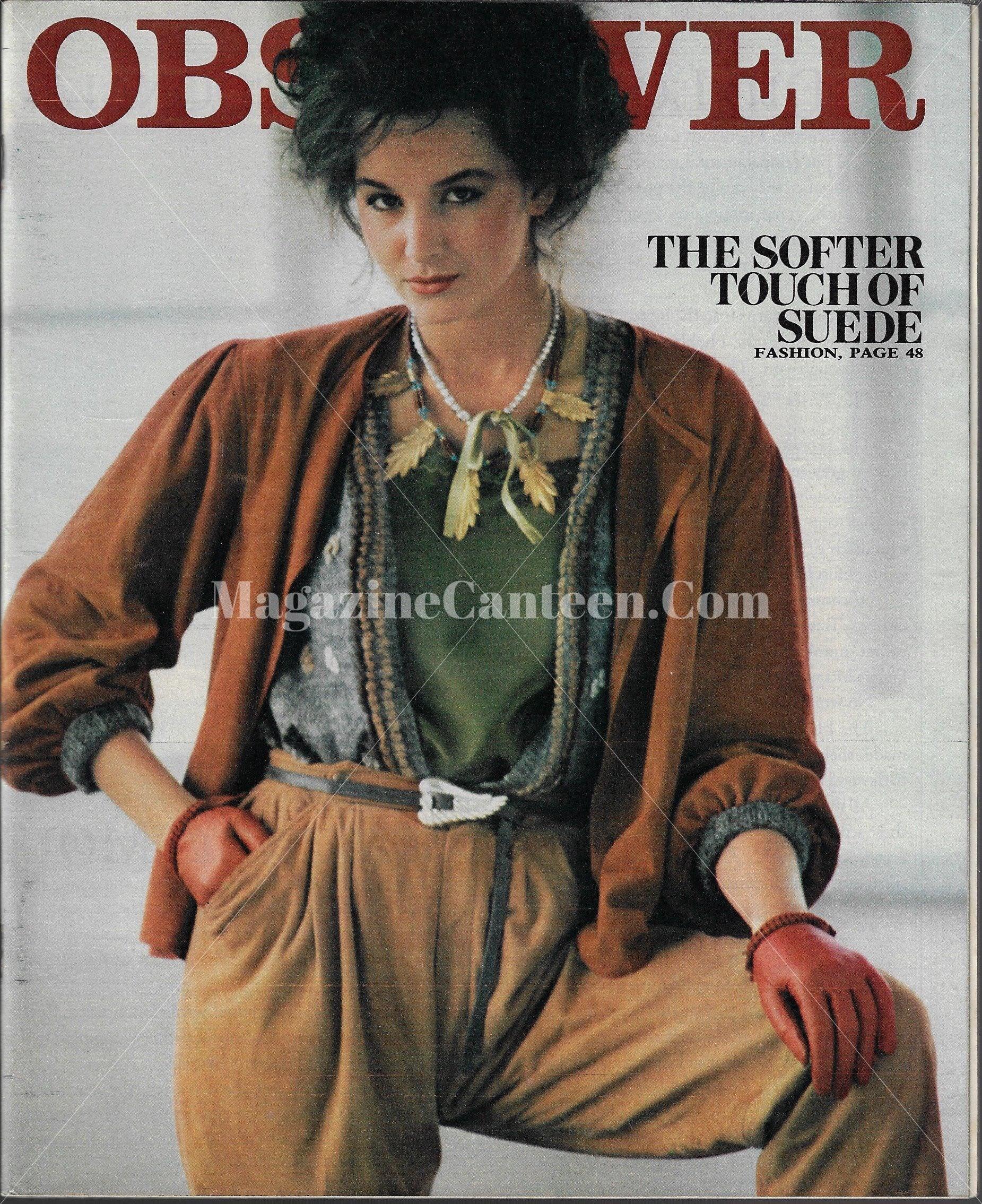 The Observer Magazine - Colin Jones Pamela Stephenson