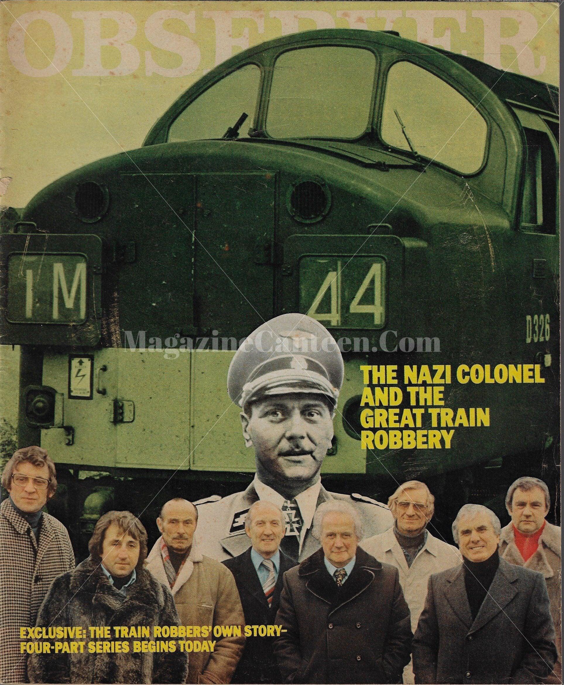 The Observer Magazine - Colin Jones Great Train Robbery