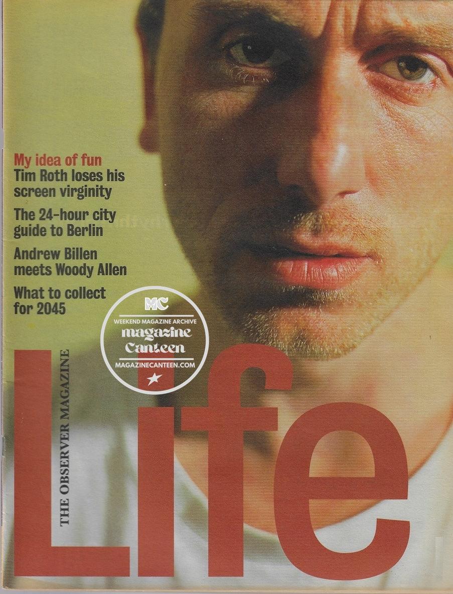 The Observer Magazine - TIM ROTH Corinne Day WOODY ALLEN – magazine canteen