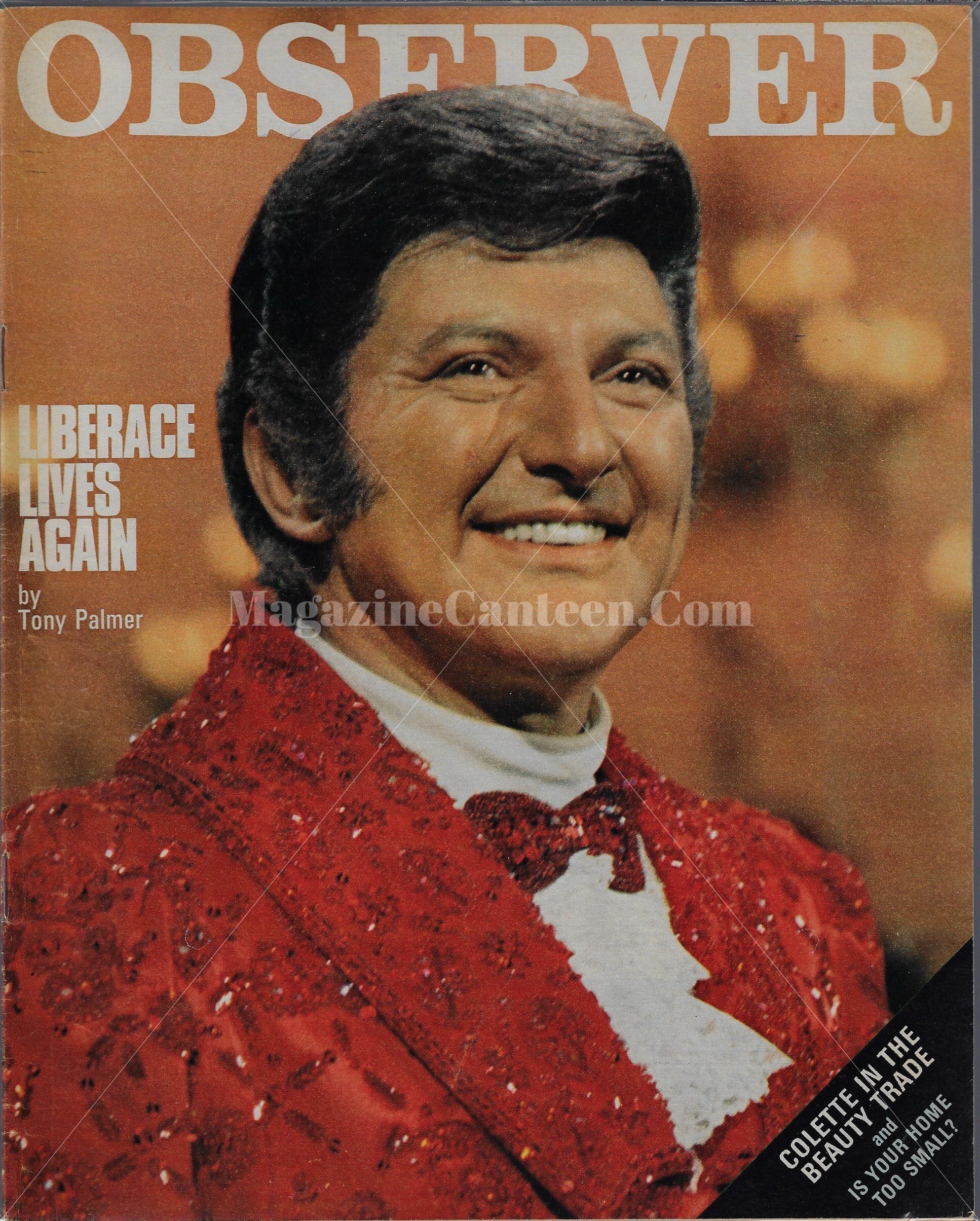 The Observer Magazine - Liberace – magazine canteen