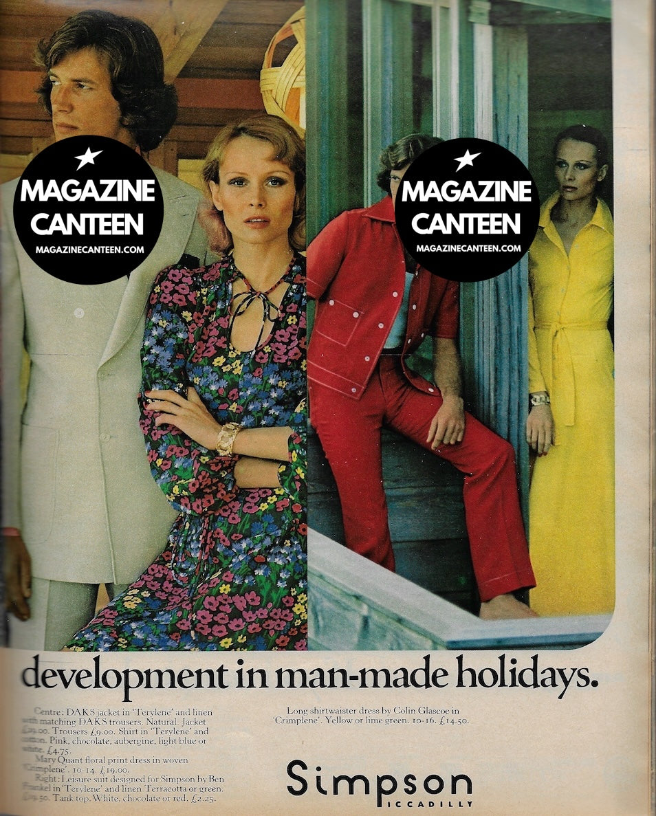 The Observer Magazine - GERARD FALCONETTI Simpson Picadilly male model