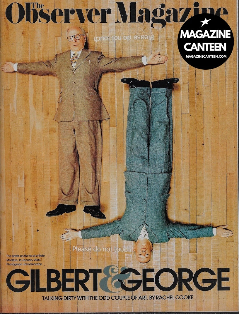 The Observer Magazine - Gilbert & George – magazine canteen
