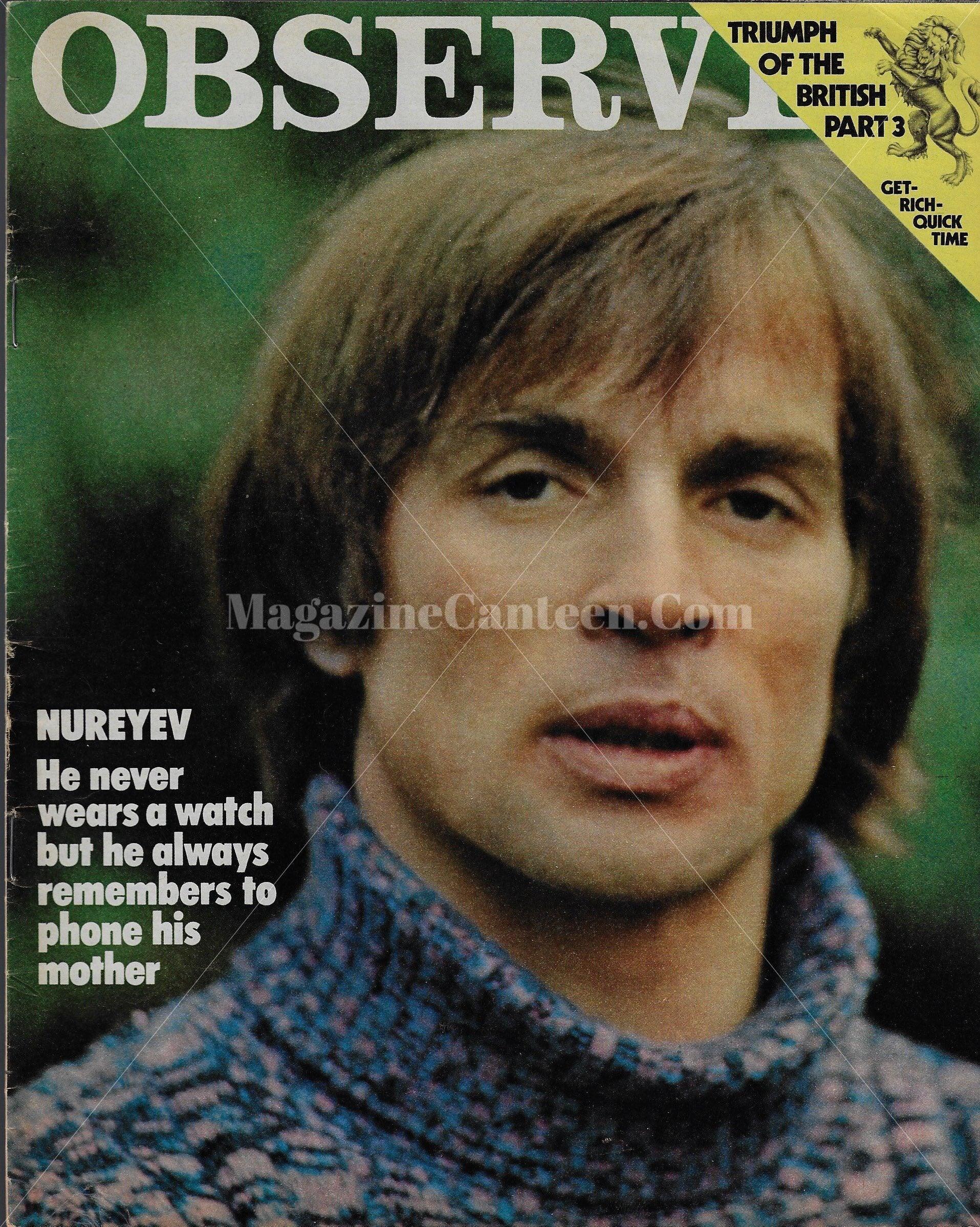 The Observer Magazine - Rudolf Nureyev A