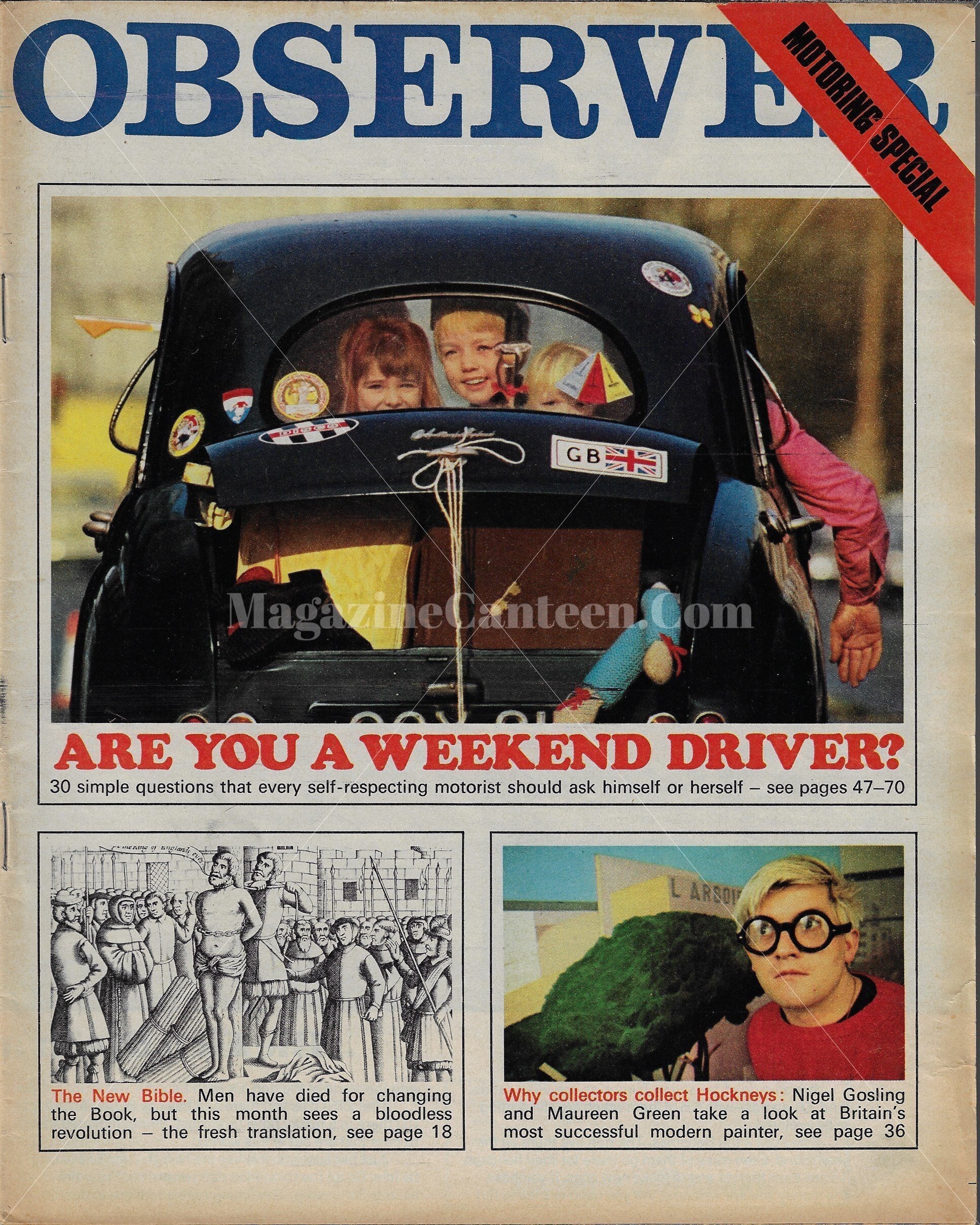 The Observer Magazine - David Hockney
