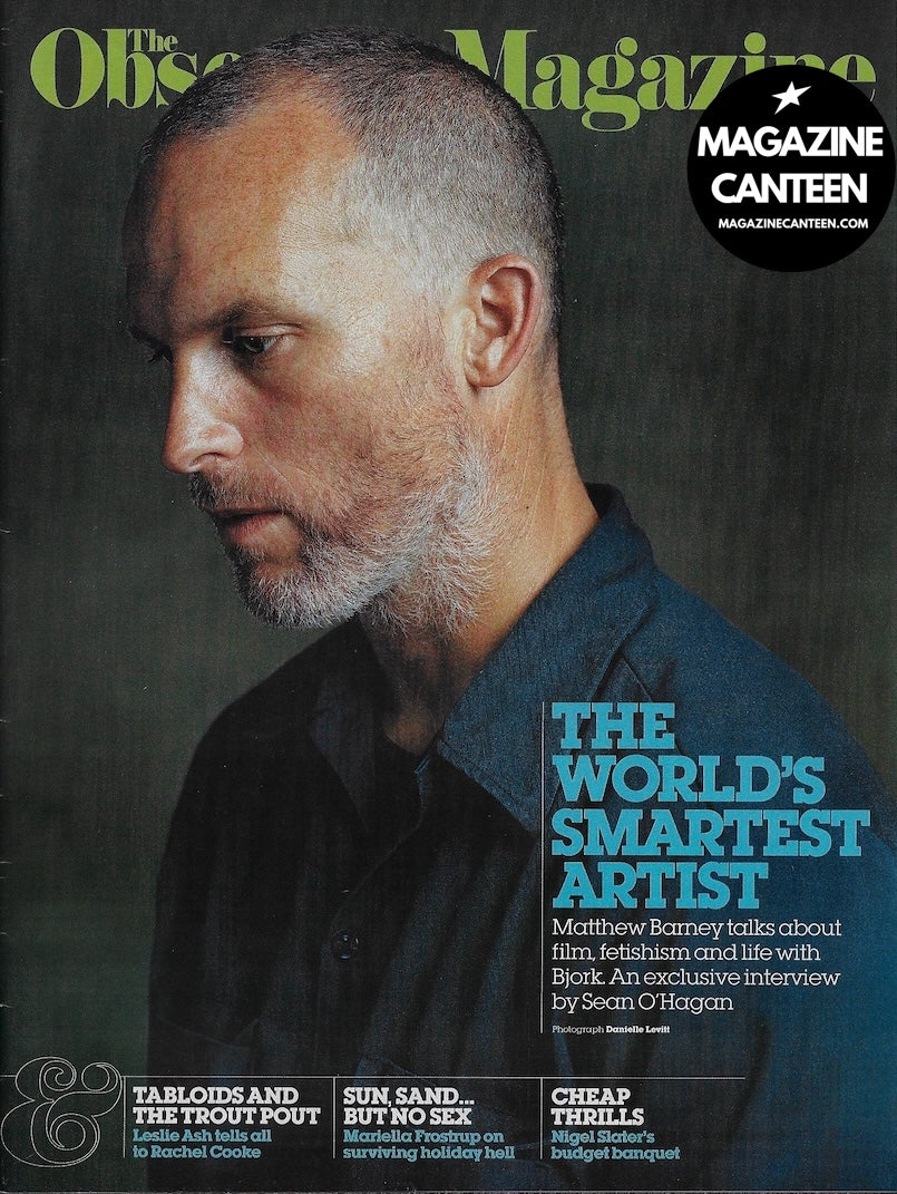 The Observer Magazine - Matthew Barney – magazine canteen