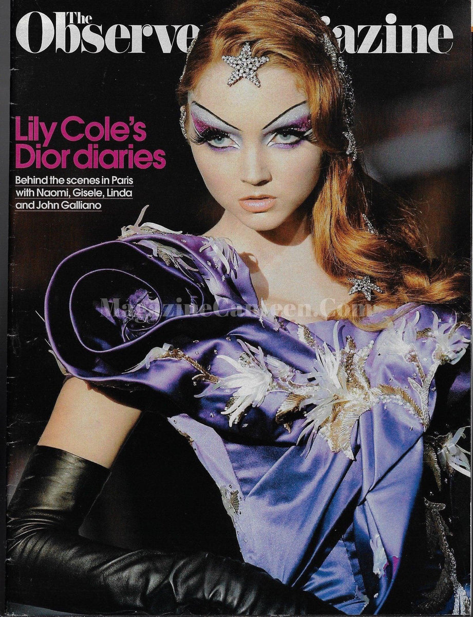 The Observer Magazine - Lily Cole – magazine canteen