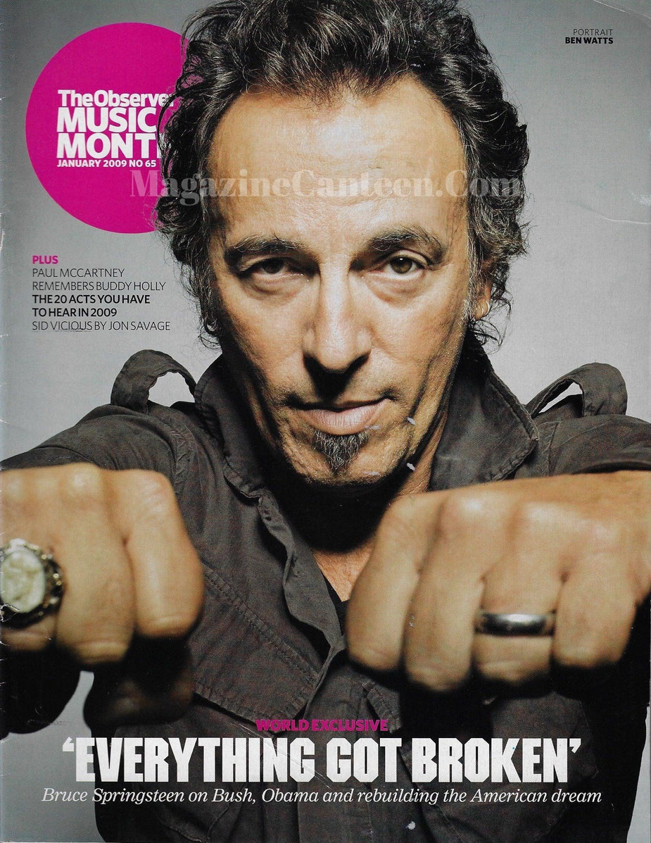 Springsteen 2006 Magazine Observer Music Magazine 65 - Bruce Springsteen – magazine canteen