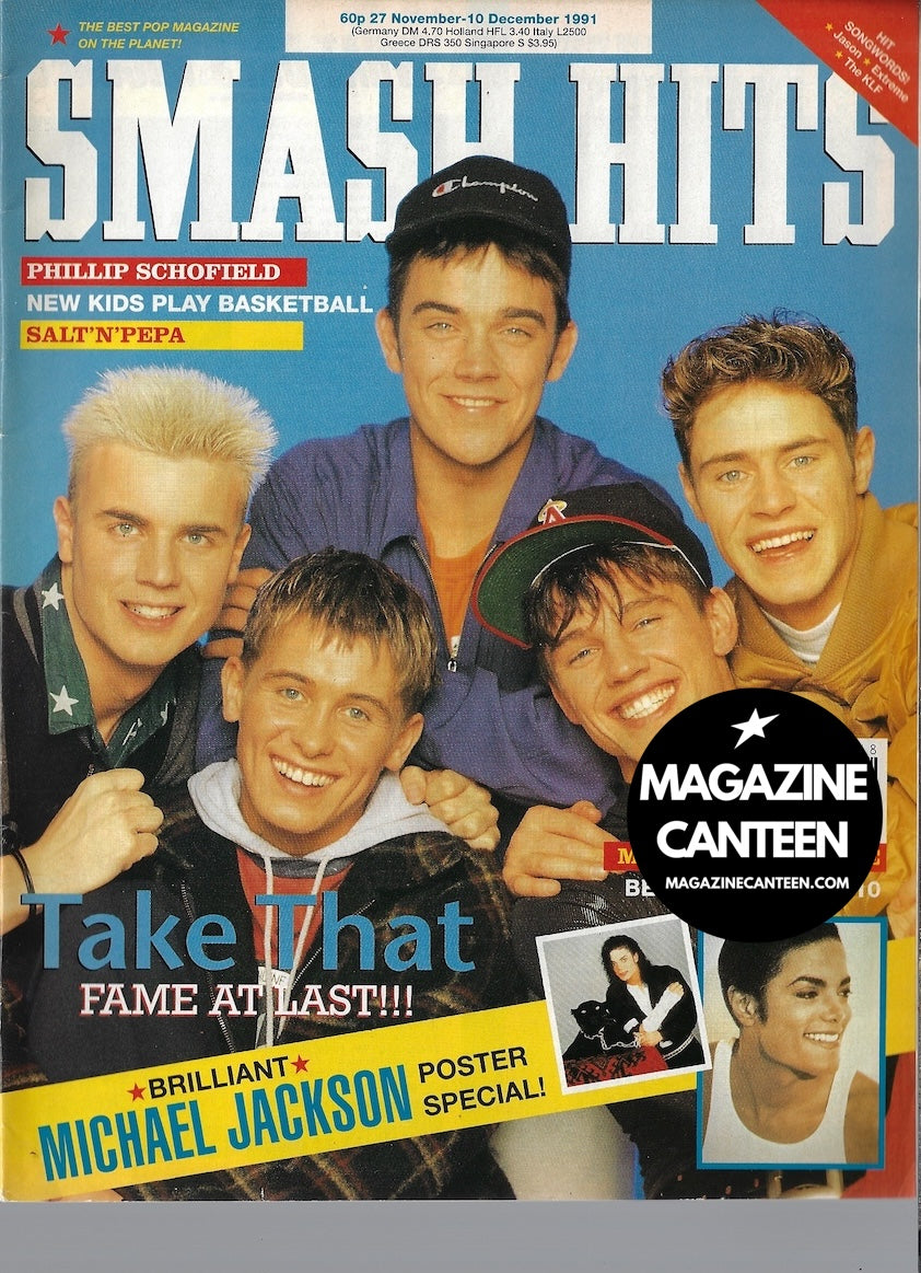 Smash Hits Magazine - Take That First Cover 1991