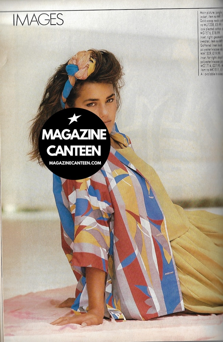 rare magazine YASMIN LE BON The Freemans Images 1985
