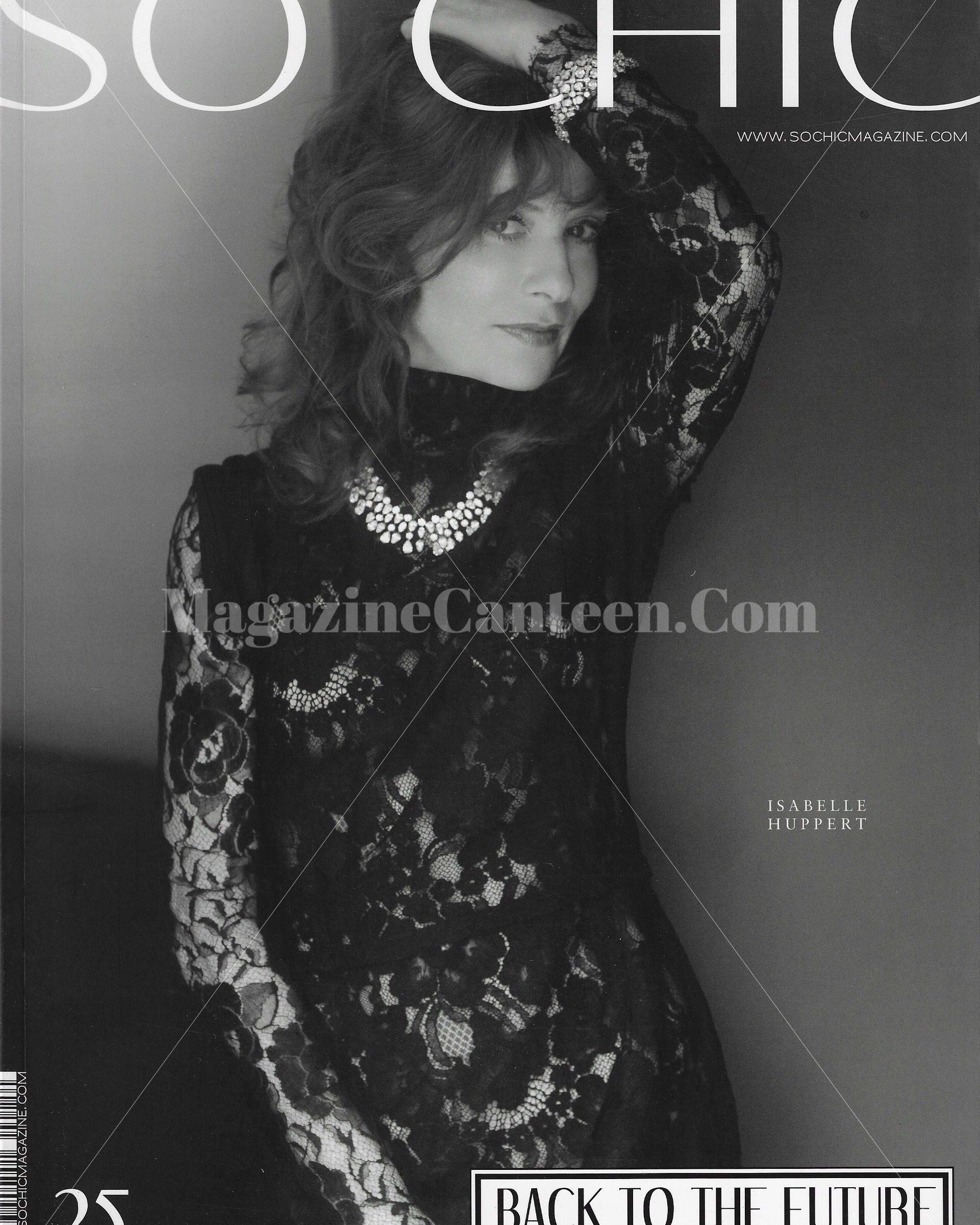 So Chic Magazine - Isabelle Huppert & Miguel Iglesias