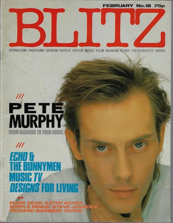 Blitz Magazine - Pete Murphy Divine Ian McCullough – magazine canteen