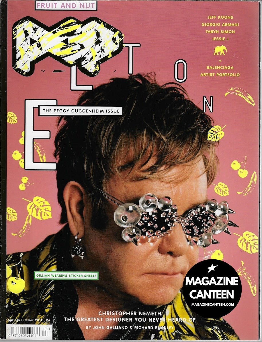 POP Magazine - ELTON JOHN Anja Rubik DANIELLE ZINAICH