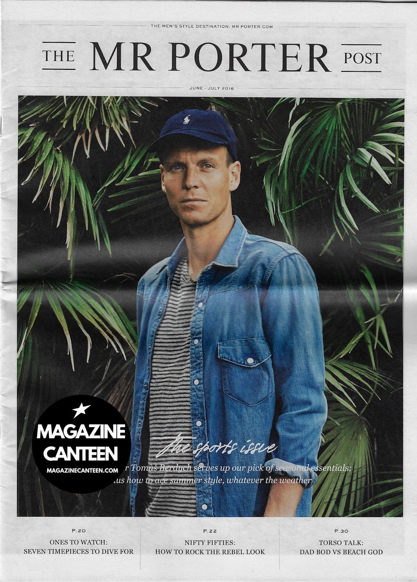 Mr Porter Post Magazine - Tomáš Berdych – magazine canteen