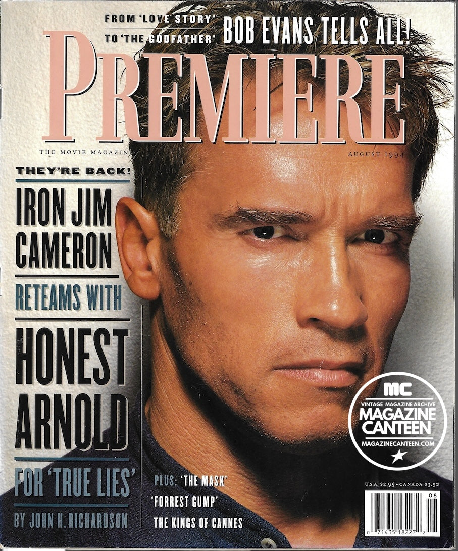 Premiere Magazine - Arnold Schwarzenegger BRAD RENFRO Mira Sorvino