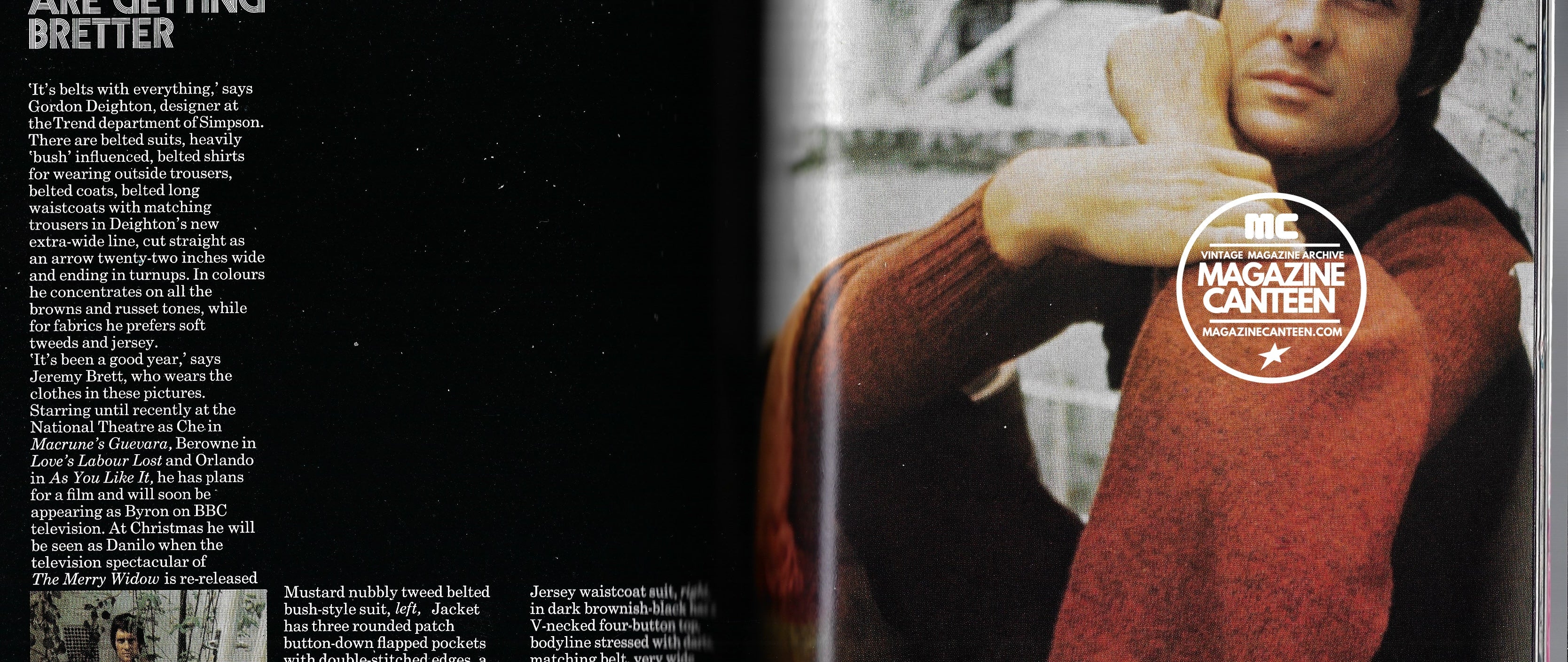 UK Magazine - JEREMY BRETT Things Are Getting Bretter STEVE HIETT b