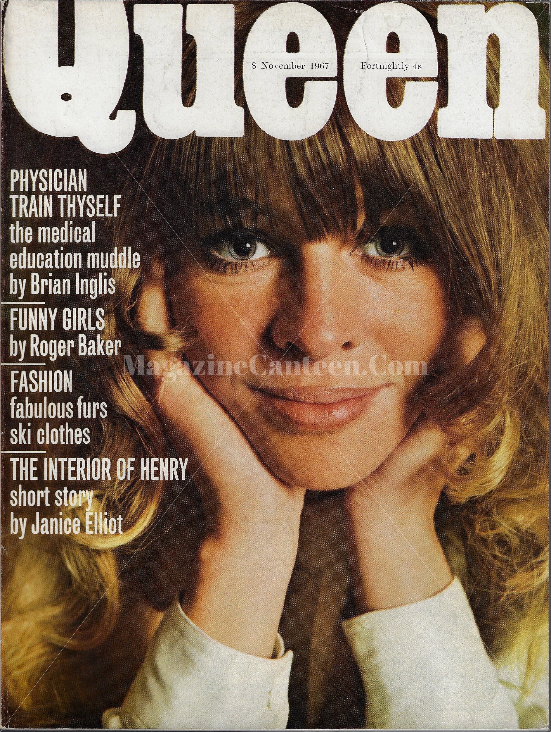 Queen Magazine - Julie Christie Helmut Newton AA