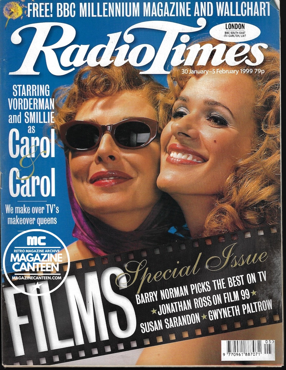 Radio Times Magazine - Carol Vorderman SUSAN SARANDON Richard E Grant ...