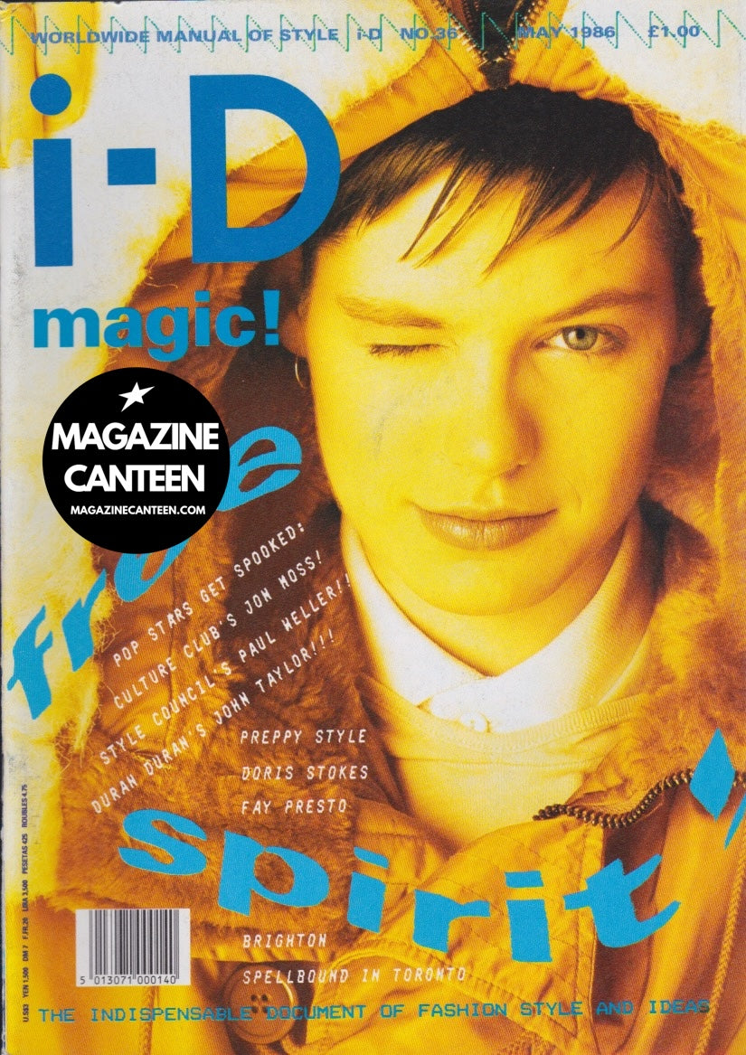 I-D Magazine 36 - ALICE TEMPLE Paul Weller Nick Knight 1986