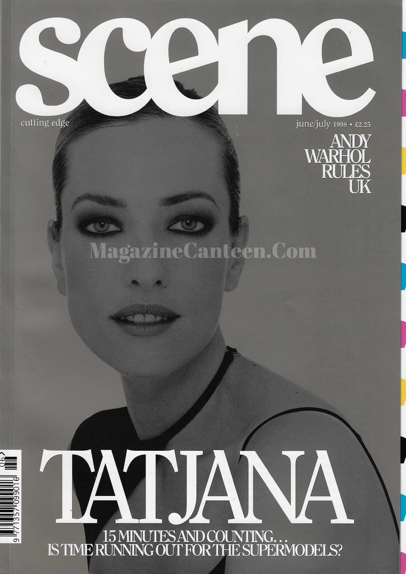 Scene Magazine Linda Evangelista Naomi Campbell Tatjana Patitiz Amber Valletta