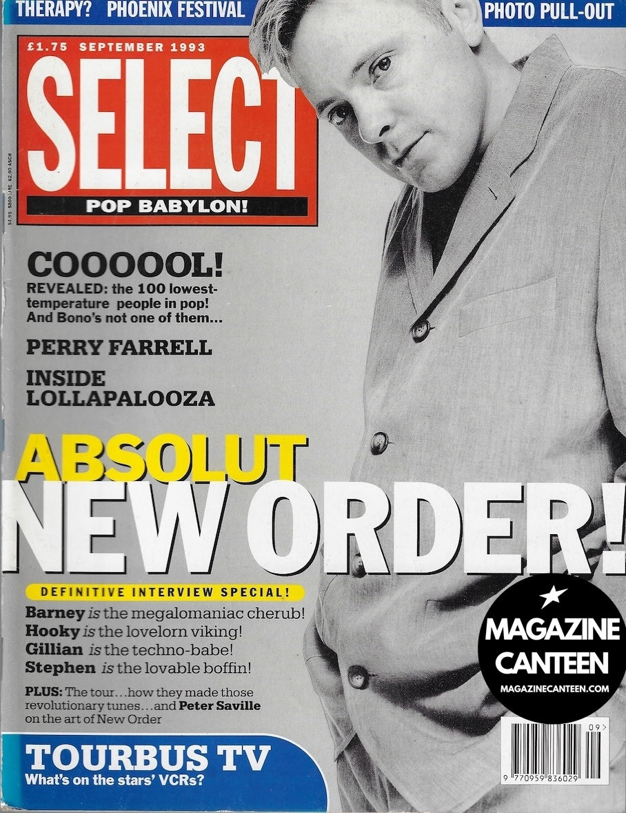 Select Magazine - New Order THERAPY? Paul Merton – magazine canteen
