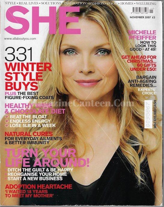 She Magazine - Michelle Pfeiffer – magazine canteen