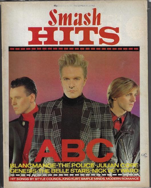 Smash Hits Magazine - ABC THE SMITHS Julian Cope GENESIS – magazine canteen