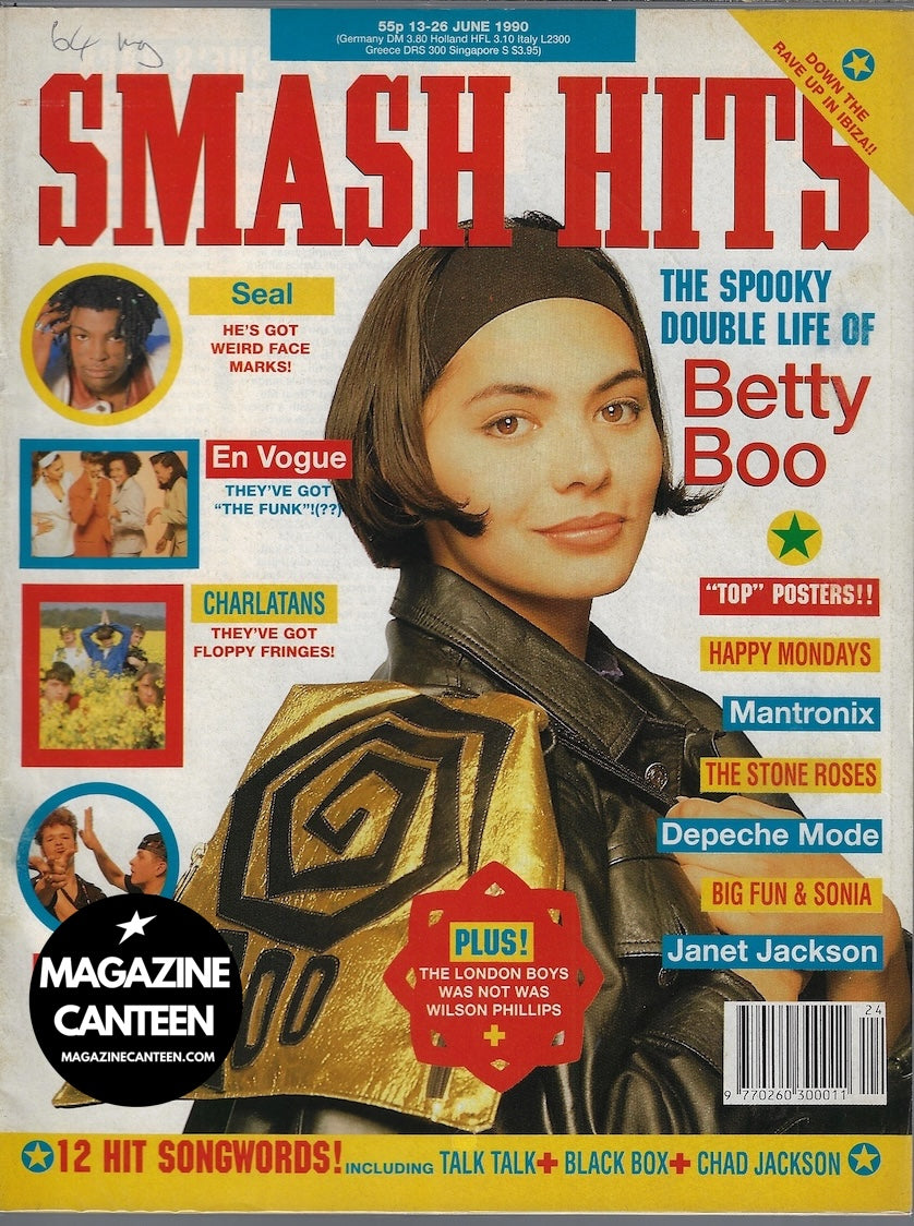 Smash Hits Magazine - BETTY BOO New Kids On The Block – magazine canteen