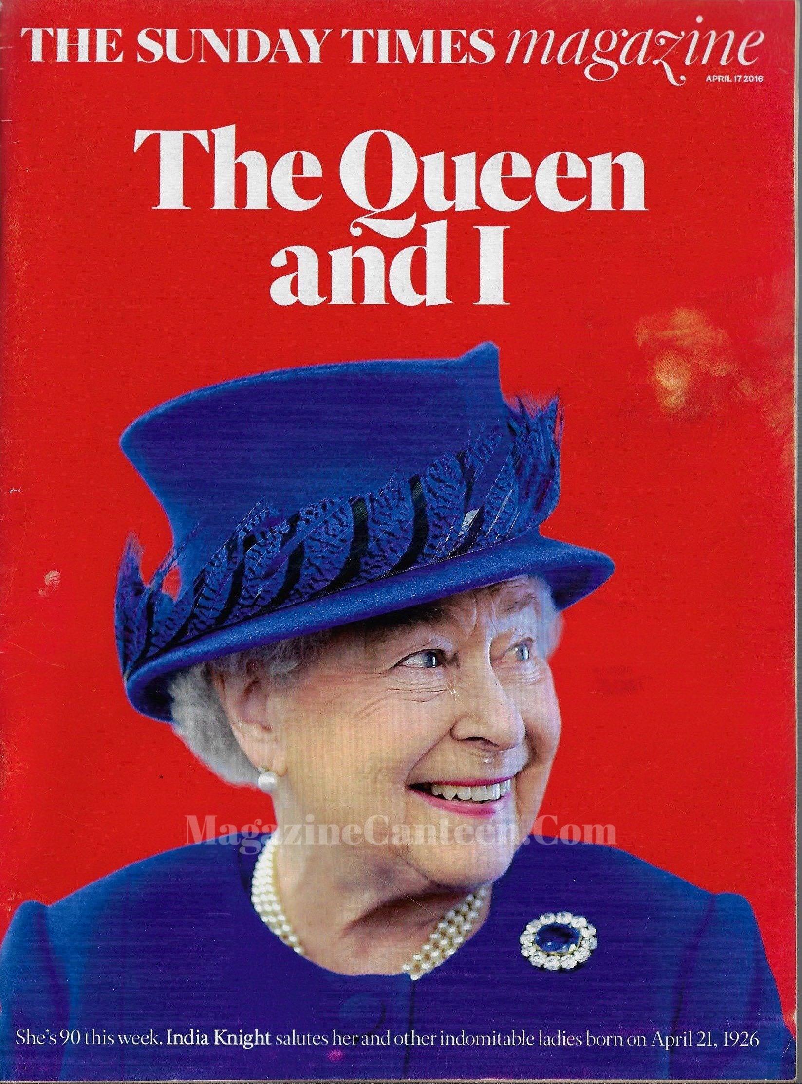 Sunday Times Magazine The Queen Elizabeth Magazine Canteen