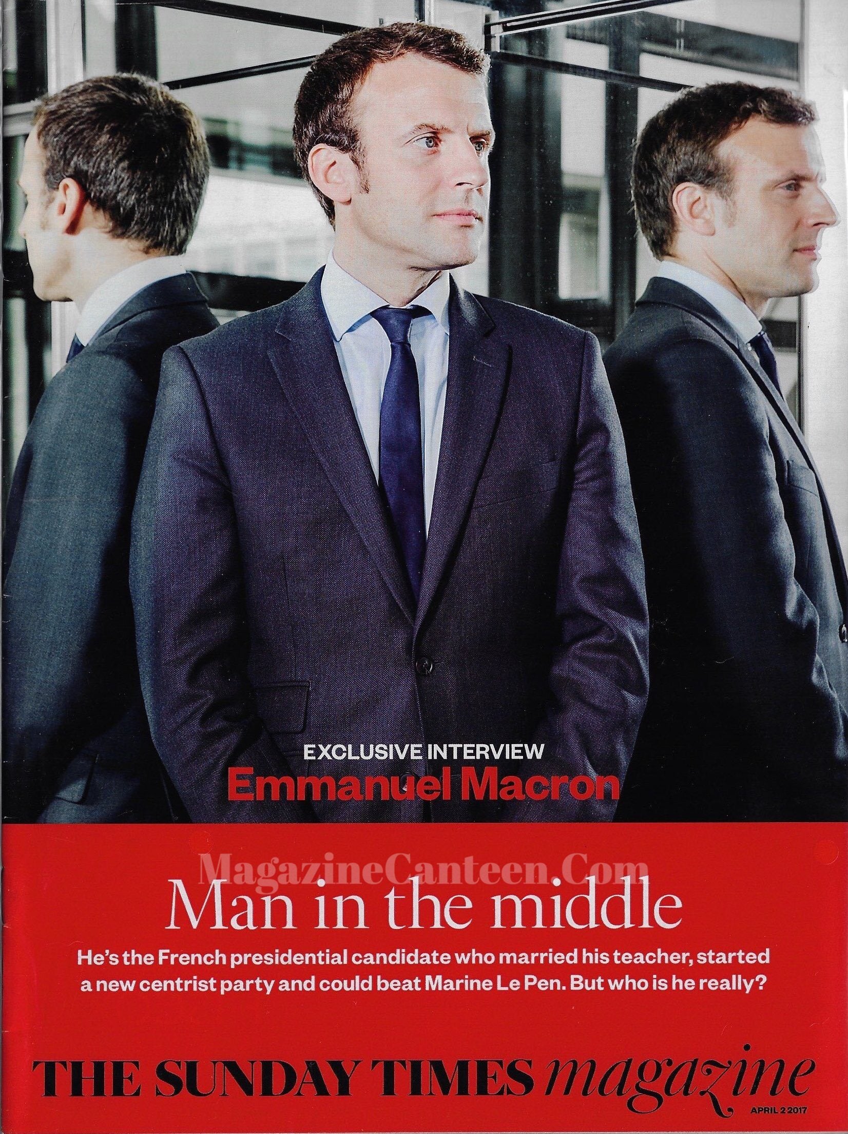 Sunday Times Magazine - Emmanuel Macron peter capaldi