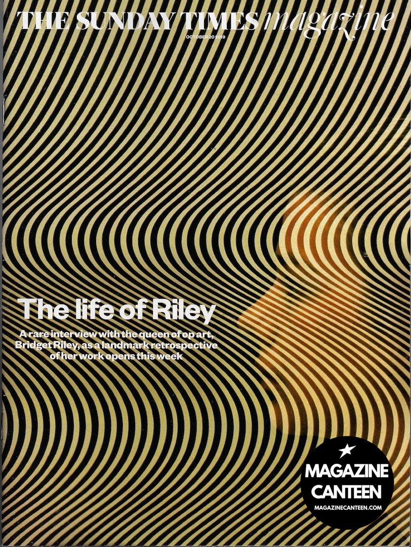 Sunday Times Magazine - Bridget Riley – magazine canteen