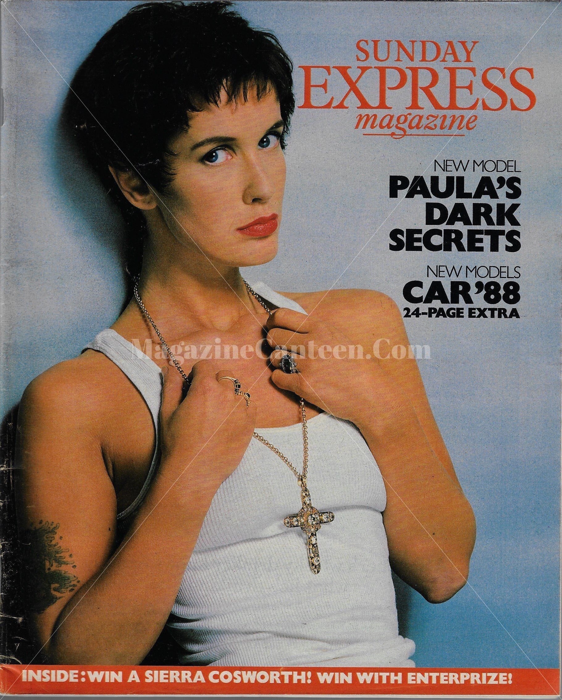 Express Magazine Paula Yates Magazine Canteen 7204