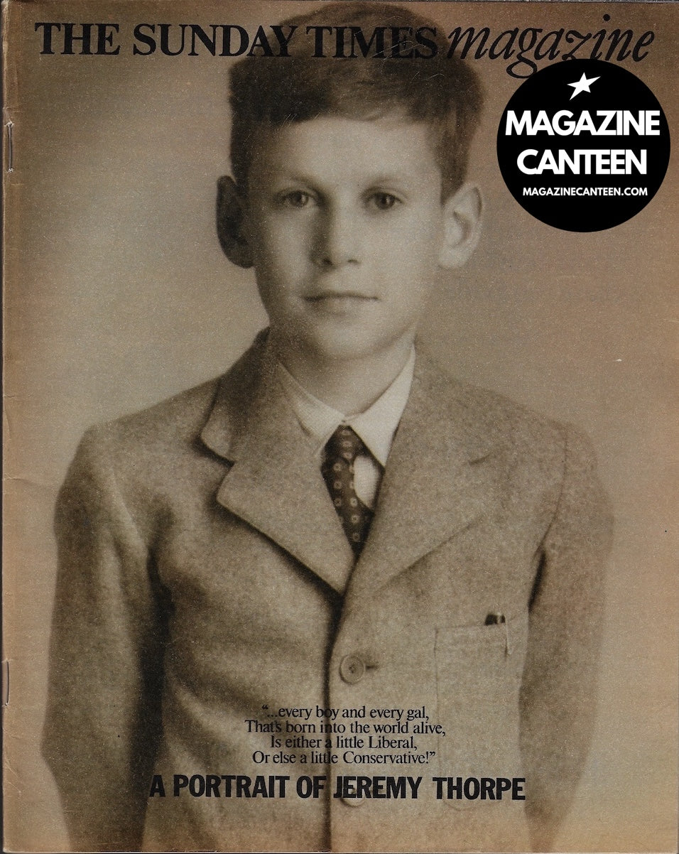 The Sunday Times - Jeremy Thorpe SICILY Leonard Freed