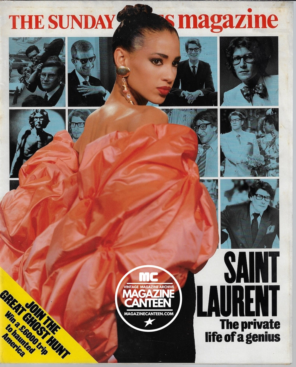 The Sunday Times Magazine YSL Yves Saint Laurent BRUCE KENT