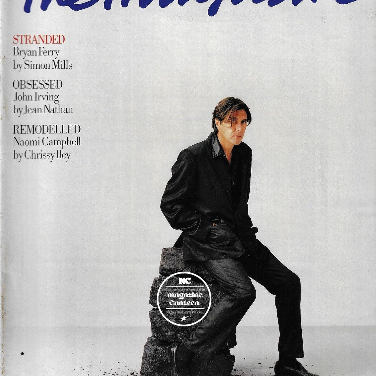 The Sunday Times Magazine Bryan Ferry Naomi Campbell Herb Ritts