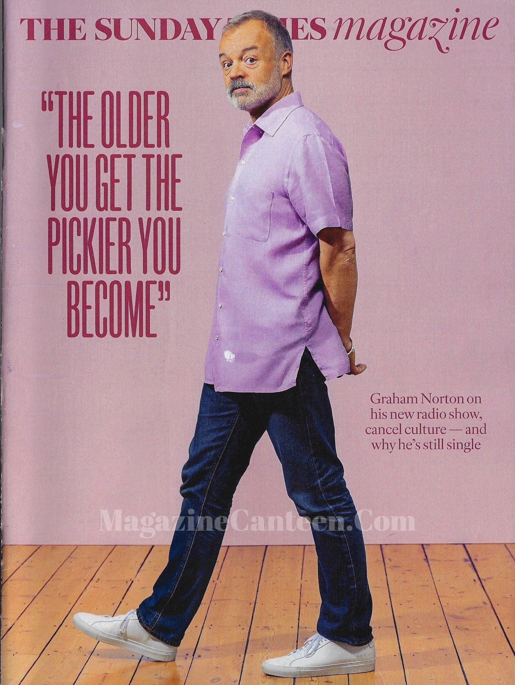 The Sunday Times Magazine Graham Norton Magazine Canteen