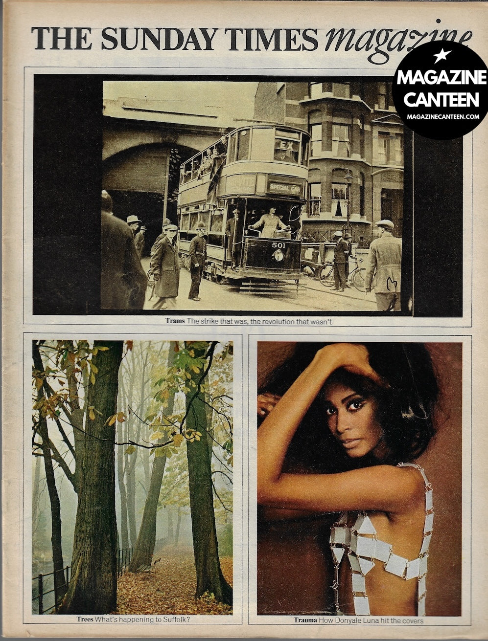 The Sunday Times Magazine - DONYALE LUNA Peter Knapp ROBERT FRESON