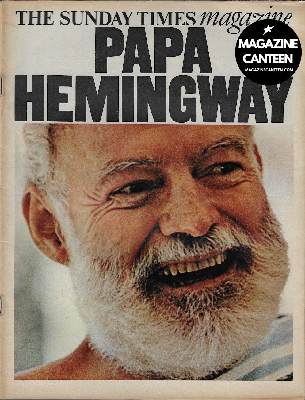 The Sunday Times Magazine - Ernest Hemingway The Albert Hall